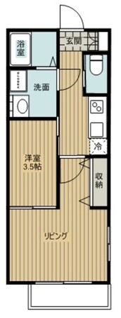 リヴィエール西浦和の物件間取画像